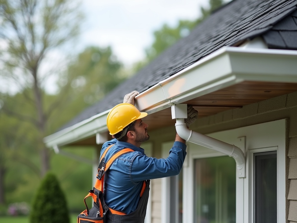 Soffit and fascia repair on Olean NY home in Cattaraugus County Allegheny highlands