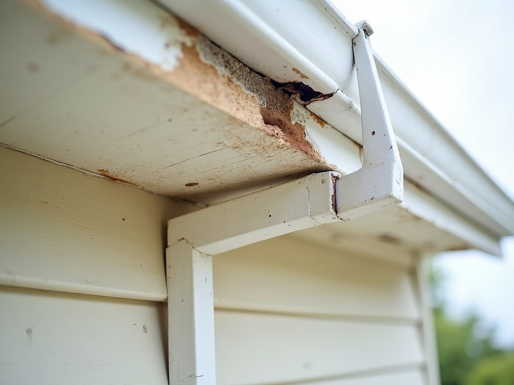 Soffit and fascia repair on Monsey NY home in Rockland County